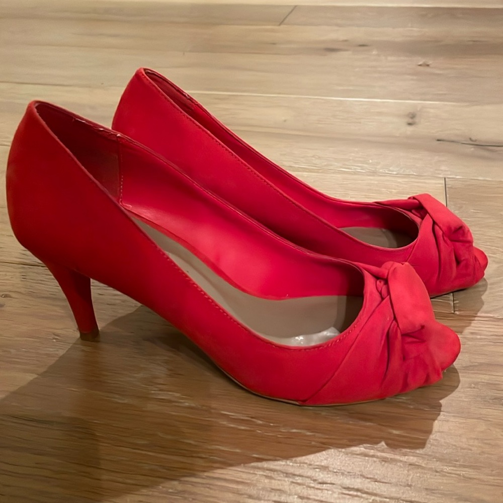 Zara Faux Suede Pumps.